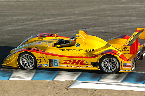 Sascha Maassen and Timo Bernhard in Porsche RS Spyder