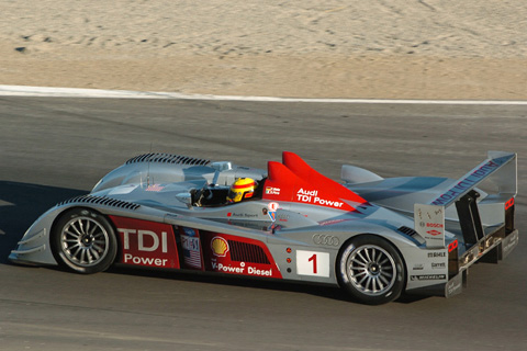 Emanuele Pirro and Frank Biela in Audi R10