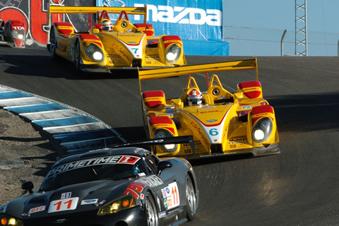 Cars Streaming Through Corkscrew