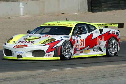 Peter Dumbreck and Lucas Luhr in Ferrari F430 GT