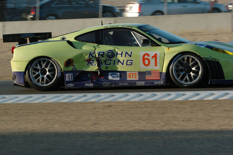 Tracy Krohn and Nic Jonsson in Ferrari F430 GT