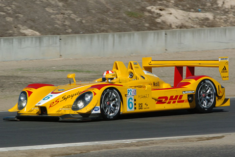 Sascha Maassen and Ryan Briscoe in Porsche RS Spyder