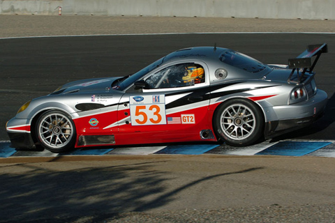 Dave Robertson, Andrea Robertson and David Murry in Panoz Esperante GTLM