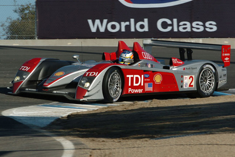 Mike Rockenfeller and Marco Werner in Audi R10 TDI