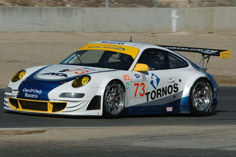 Jim Tafel, Nathan Swartzbaugh and Lars Erik Nielson in Porsche 911 GT3 RSR