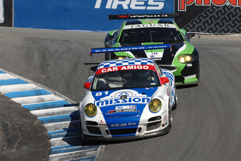 Porsche 911 GT3 C Driven by Juan Gonzalez, Butch Leitzinger, and Rudy Junco in Action