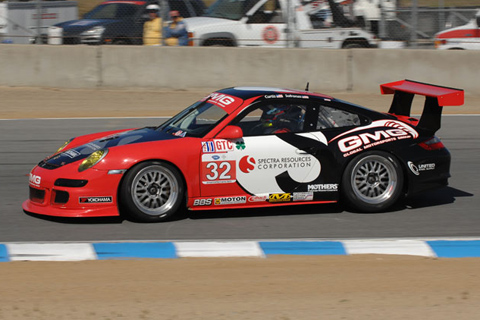 Porsche 911 GT3 C Driven by Bret Curtis, James Sofronas, and Terry Borcheller in Action
