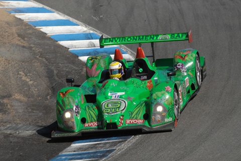 Oreca FLM09 LMPC Driven by Elton Julian, Gunnar Jeannette, and Christian Zugel in Action