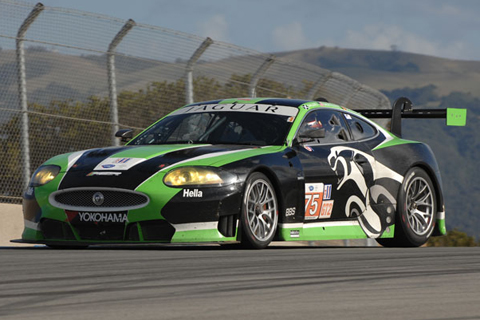 Jaguar XKRS GT Driven by Ryan Dalziel and Marc Goossens in Action