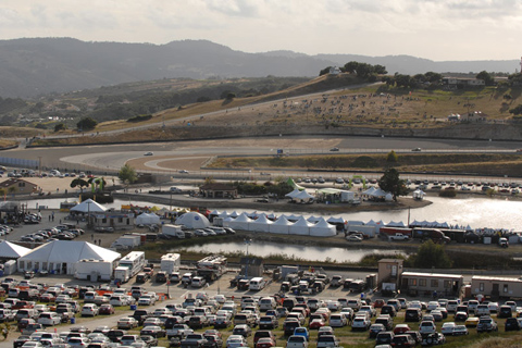 Long Range View of Laguna Seca Track