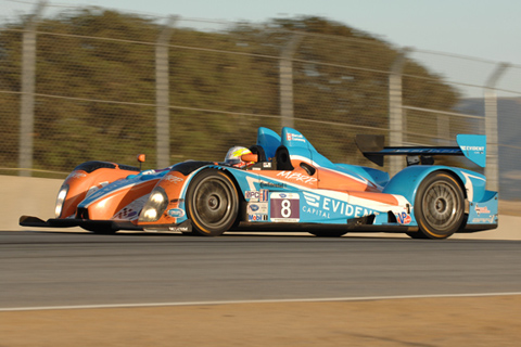 LMPC Oreca FLM09 Driven by Kyle Marcelli and Chris Cumming in Action