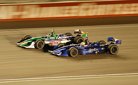 Ryan Hunter-Reay and Alex Tagliani Side by Side