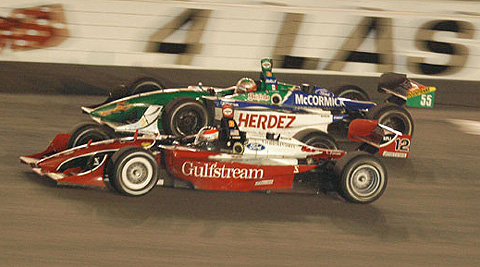 Jimmy Vasser and Mario Dominguez Side by Side
