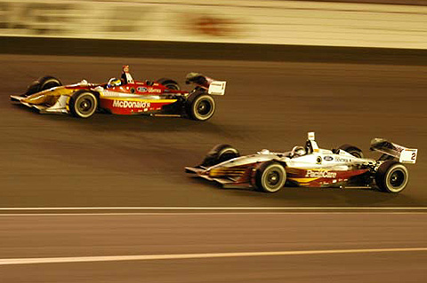 Sebastien Bourdais And Oriol Servia Fight It Out