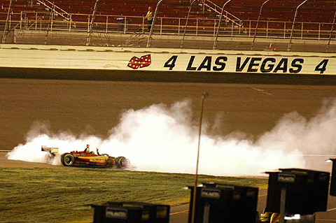 Sebastien Bourdais Doing Donuts