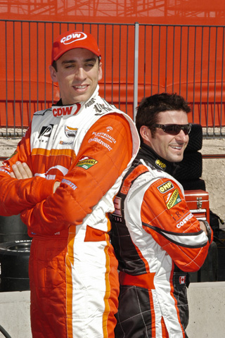 Justin Wilson and Alex Tagliani Back to Back