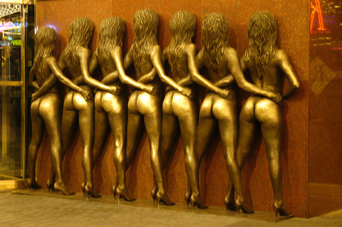 Statue of Women Behinds