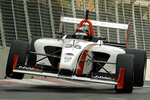 JR Hildebrand Flying Over Chicane