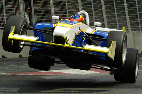 Alan Sciuto Getting Major Air Over Chicane