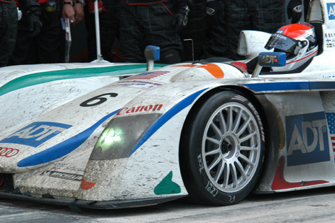 LMP 900 Winning Audi in Pits All Dirty