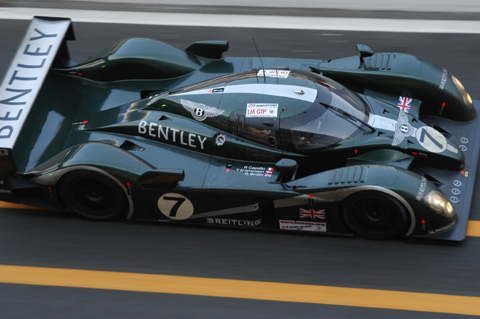 Race Winning Bentley in Action