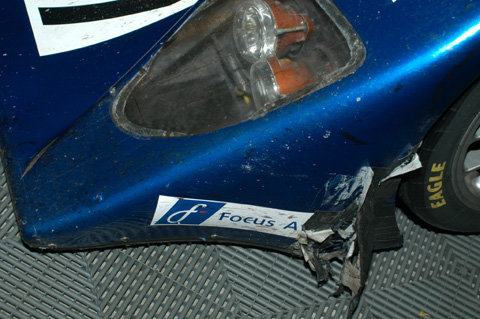 Damaged Front Corner