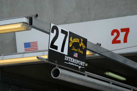 Team Sign Above Garage Spot