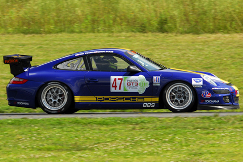 Porsche 911 GT3 Cup Driven by John Baker and Guy Cosmo in Action