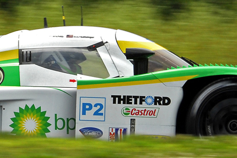 Lola B09/86-Mazda LMP2 Driven by Butch Leitzinger and Marino Franchitti in Action