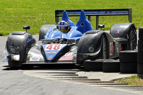 Ginetta-Zytek 09HS LMP1 Driven by Johnny Mowlem and Stefan Johansson in Action