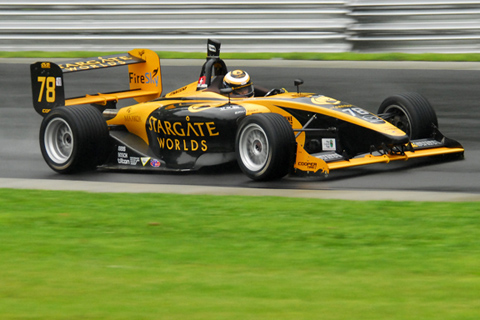 Simona De Silvestro in Action in the Wet