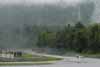 Rain Penetrates the Berkshire Mountains at Lime Rock Thumbnail
