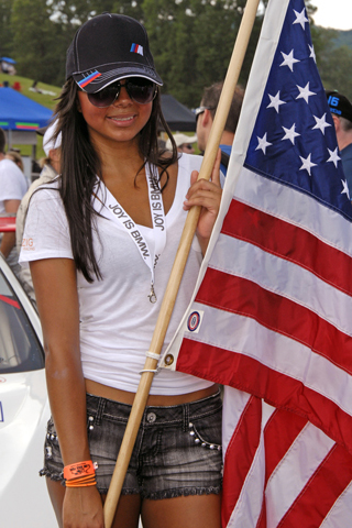 Asian BMW Grid Girl