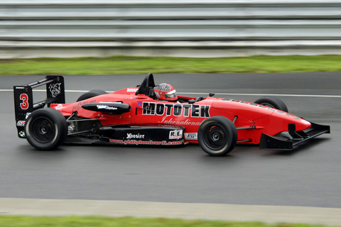 Phil Lombardi in Van Diemen RF01 Zetec in Action