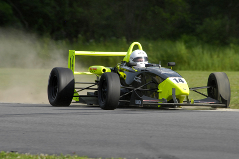 Steven McAleer in Van Diemen Zetec in Action