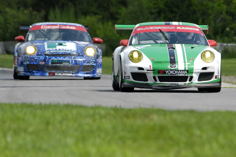 Porsche 911 GT3 GTC Driven by Timothy Pappas and Jeroen Bleekemolen in Action