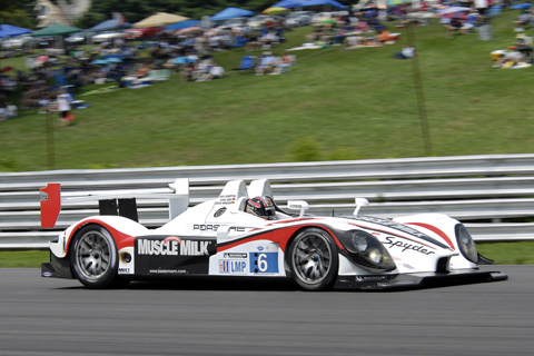 Porsche RS Spyker LMP Driven by Greg Pickett and Klaus Graf in Action