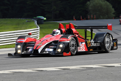 Oreca FLM09 LMPC Driven by Scott Tucker and Andy Wallace in Action