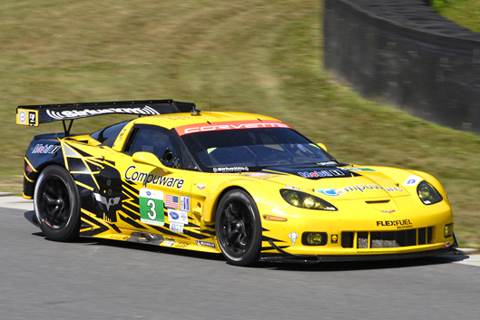 Chevrolet Corvette C6 ZR1 GT Driven by Jan Magnussen and Antonio Garcia in Action