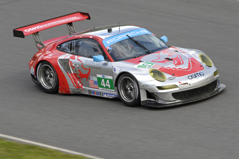 Porsche 911 GT3 RSR GT Driven by Seth Neiman and Marco Holzer in Action