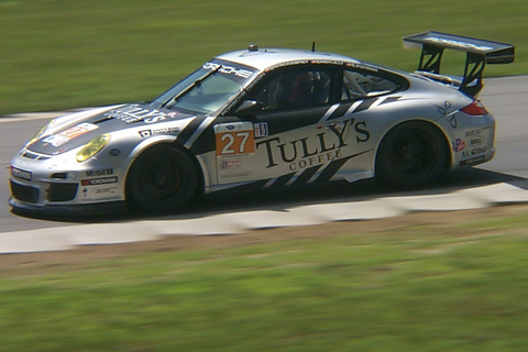 Porsche 911 GT3 Cup GTC Driven by Patrick Dempsey and Andy Lally in Action