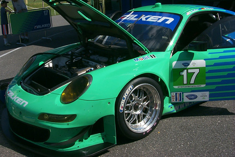 Porsche 911 GT3 RSR GT Driven by Wolf Henzler and Bryan Sellers in Action