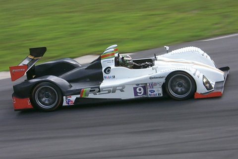 Oreca FLM09 LMPC Driven by Bruno Junqueira and Duncan Ende in Action