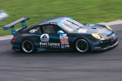 Porsche 911 GT3 Cup GTC Driven by Ben Keating and Damien Faulker in Action