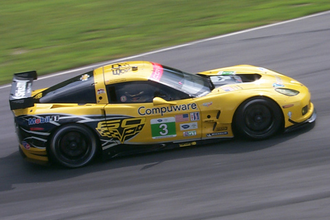 Chevrolet Corvette C6 GT Driven by Jan Magnussen and Antonio Garcia in Action