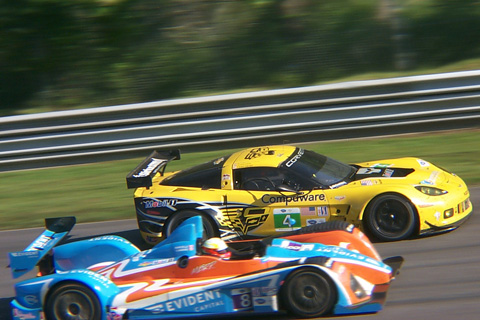 Oreca FLM09 LMPC Driven by Kyle Marcelli and Chris Cumming in Action