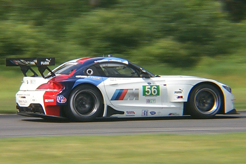 BMW Z4 GTE GT Driven by Dirk Muller and John Edwards in Action