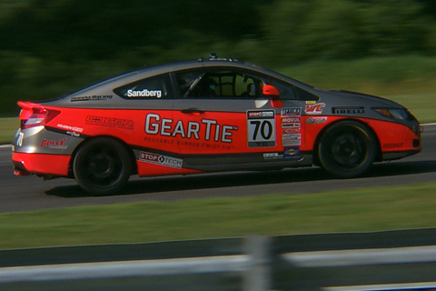 Honda Civic Si  TC Driven by Brett Sandberg in Action