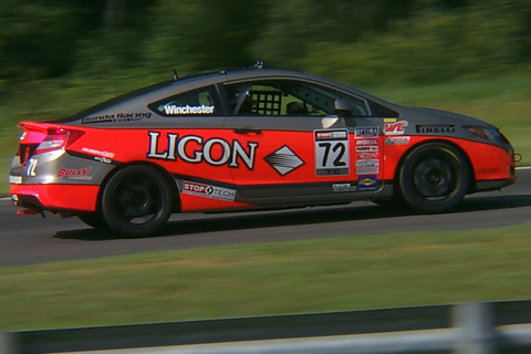 Honda Civic Si  TC Driven by Ryan Winchester in Action