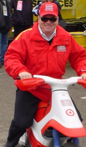 Chip Ganassi On Scooter